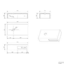 Waskomset Met Planchet BWS Rond 20x11 Cm Solid Surface Mat Zwart / Wit (inclusief Kraan, Afvoer En Sifon) 16 Waskomset Met Planchet BWS Rond 20x11 Cm Solid Surface Mat Zwart / Wit (inclusief Kraan, Afvoer En Sifon) -Goedkope Stijl Baden Winkel adb4010340setmzwart waskomset met planchet bws rond 20x11 cm solid surface mat zwart wit inclusief kraan afvoer en sifon tech