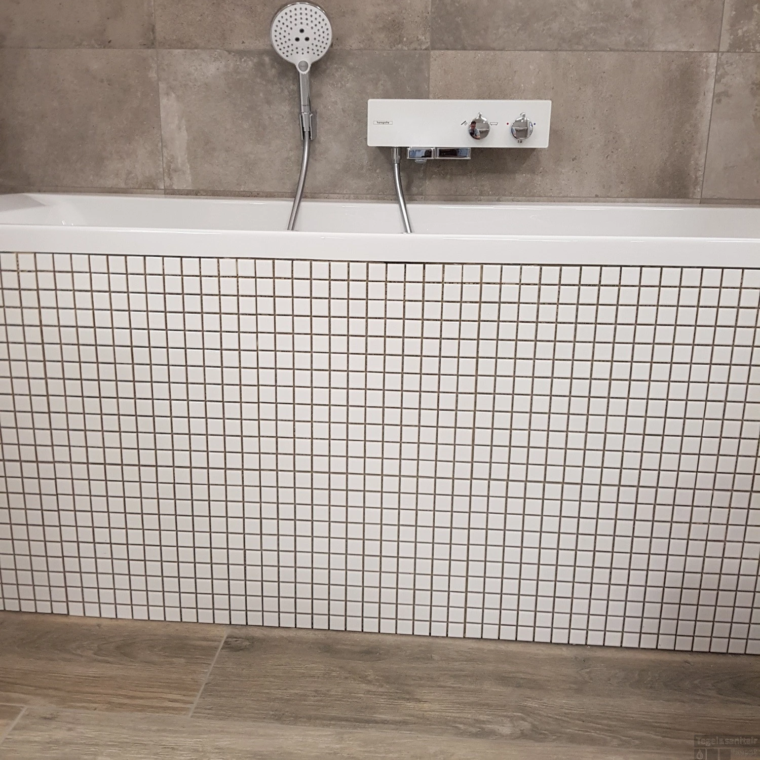 Mozaïek Barcelona 30x30 Cm Geglazuurd Porselein Mat Wit (Prijs Per 0.90 M2) 4 Mozaïek Barcelona 30x30 Cm Geglazuurd Porselein Mat Wit (Prijs Per 0.90 M2) - Afbeelding 2