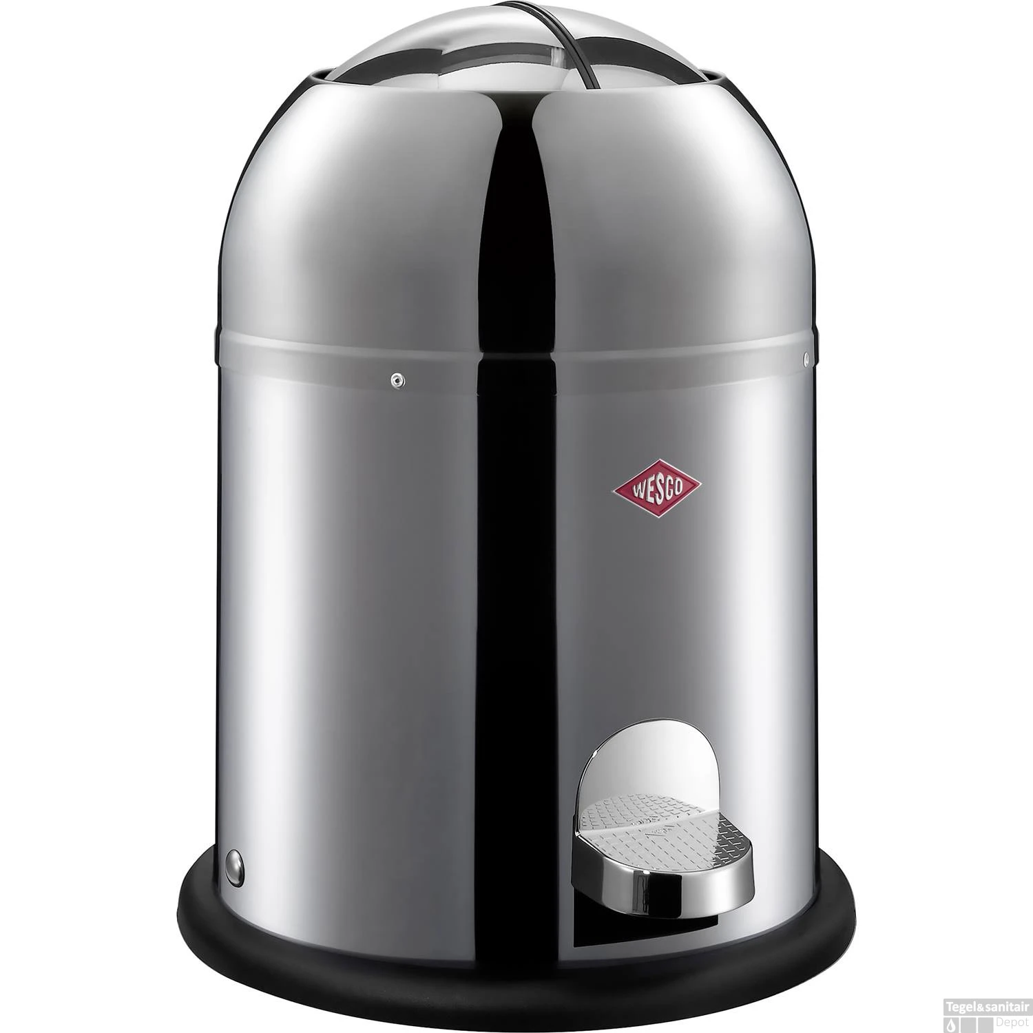 Afvalemmer Wesco Mini Master 6 Liter RVS 3 Afvalemmer Wesco Mini Master 6 Liter RVS