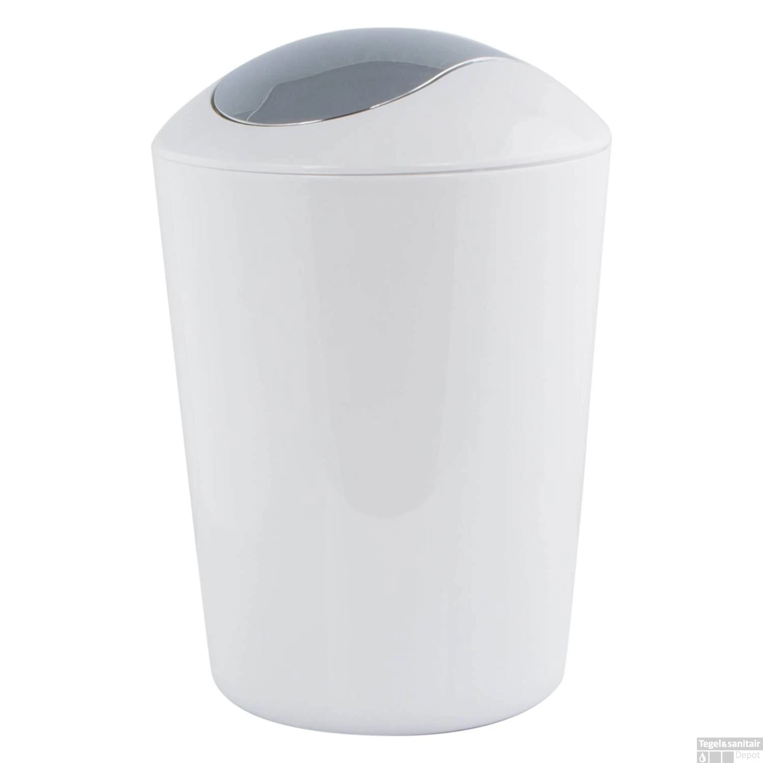 Afvalemmer Differnz Paris 8 Liter Swing Wit 4 Afvalemmer Differnz Paris 8 Liter Swing Wit - Afbeelding 2