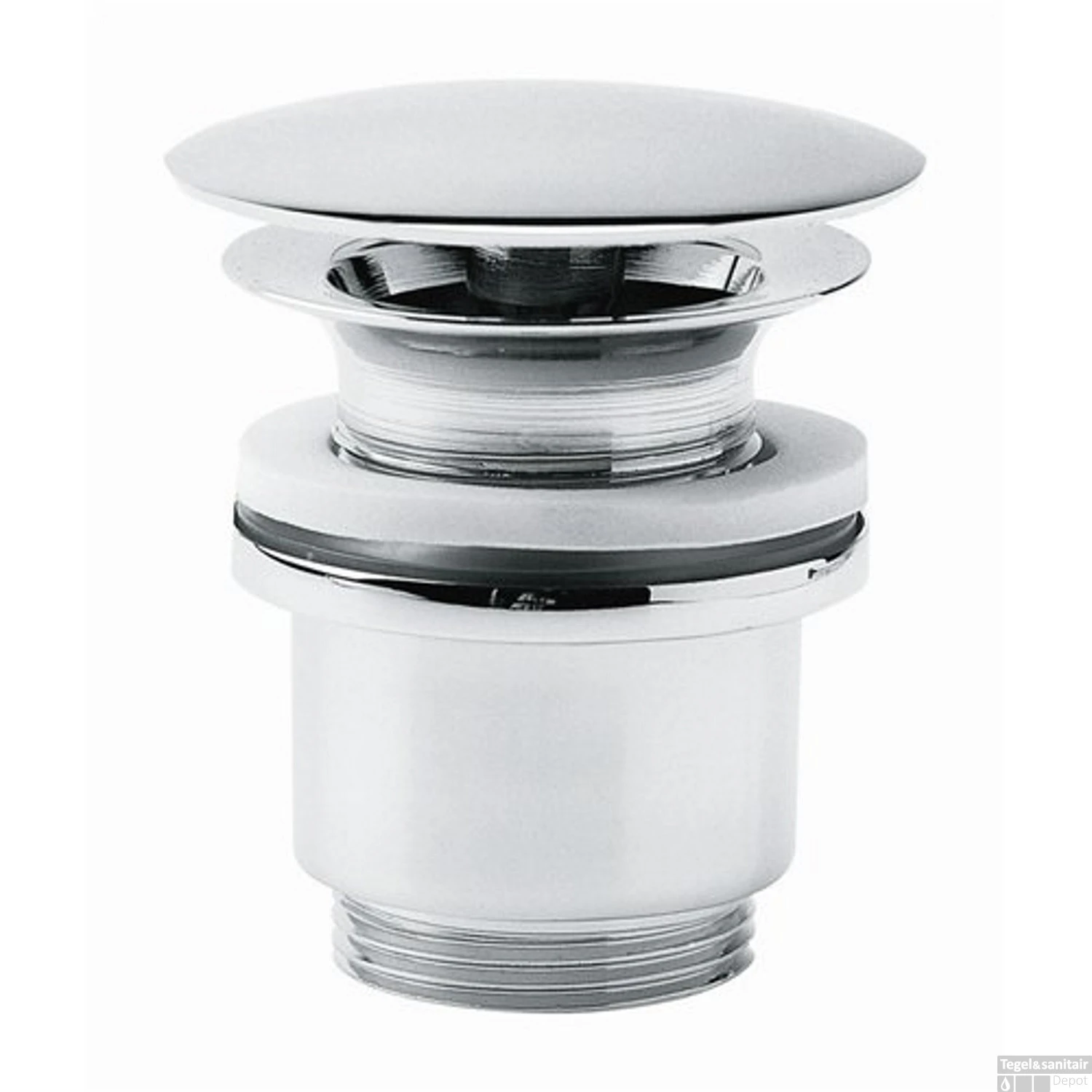 Afvoerplug Clou InBe Niet Afsluitbaar Rond Chroom 3 Afvoerplug Clou InBe Niet Afsluitbaar Rond Chroom