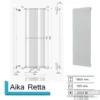 Handdoekradiator Aika Retta 1800 X 595 Mm Aluminium -Goedkope Stijl Baden Winkel aika retta 1800x595 7