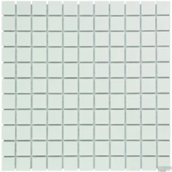 Mozaïek Barcelona 30x30 Cm Geglazuurd Porselein Mat Wit (Prijs Per 0.90 M2)