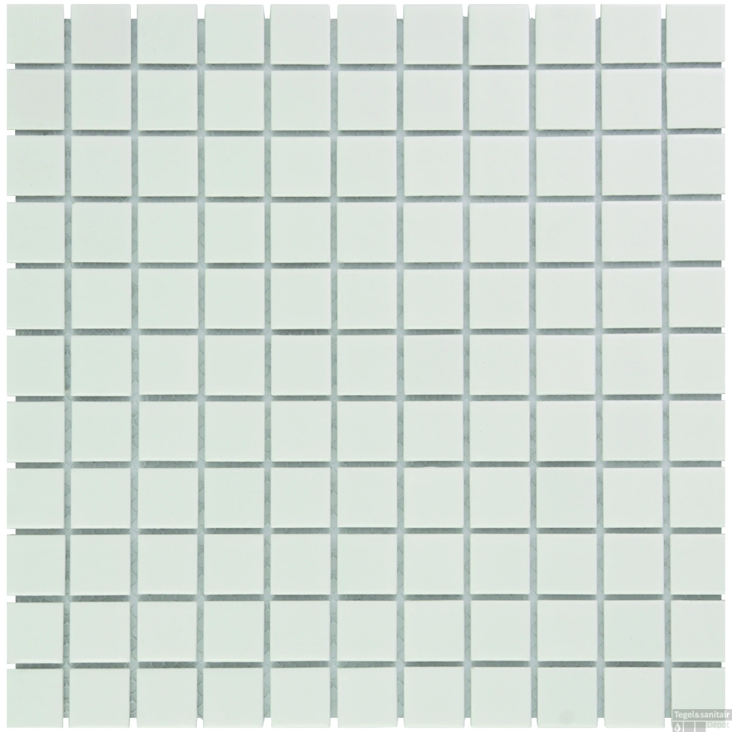 Mozaïek Barcelona 30x30 Cm Geglazuurd Porselein Mat Wit (Prijs Per 0.90 M2) 3 Mozaïek Barcelona 30x30 Cm Geglazuurd Porselein Mat Wit (Prijs Per 0.90 M2)