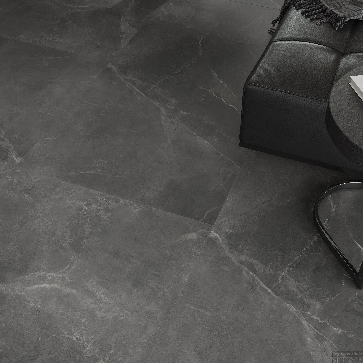 Vloertegel Mood Stone 30x60 Cm Grey (Doosinhoud 1,42m2) 6 Vloertegel Mood Stone 30x60 Cm Grey (Doosinhoud 1,42m2) - Afbeelding 4