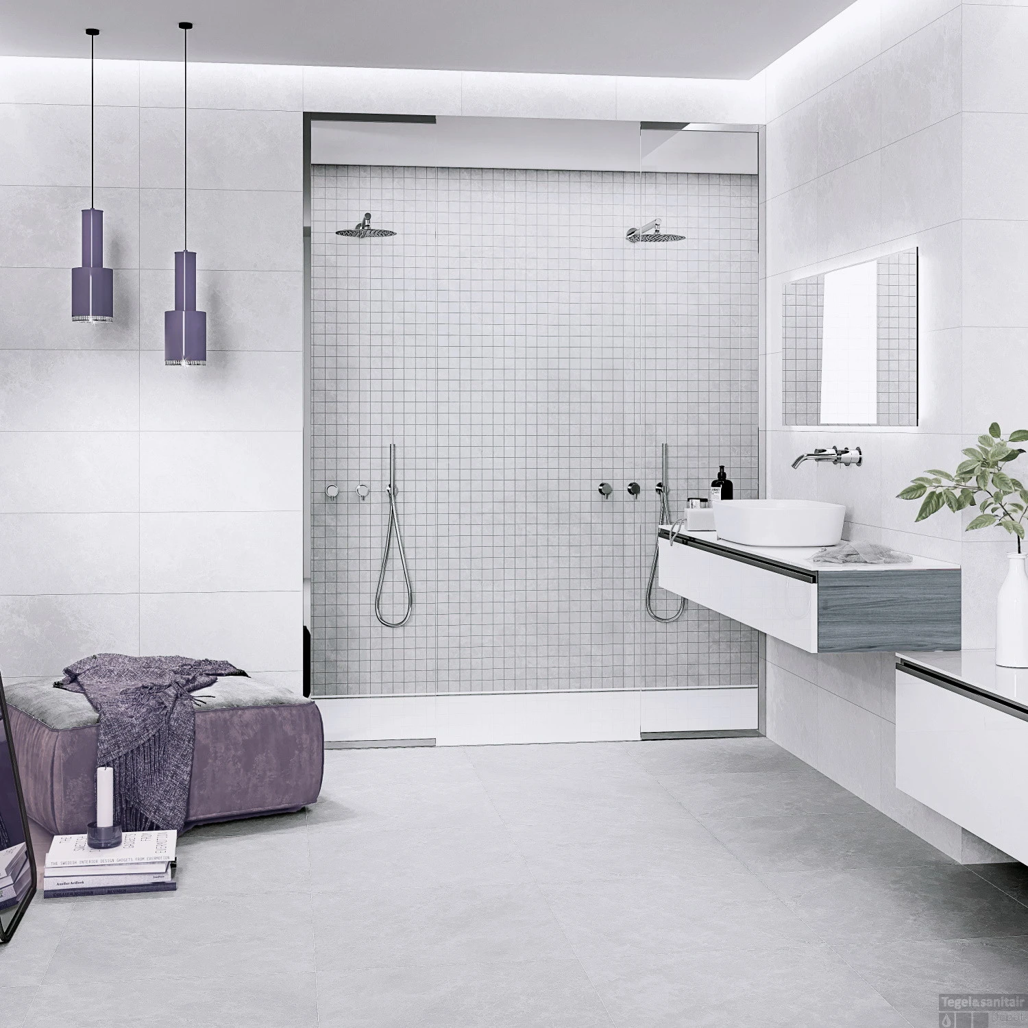 Mozaïektegel Cristacer Capitolina Ash 33.3x33.3 Cm (Per M2) 4 Mozaïektegel Cristacer Capitolina Ash 33.3x33.3 Cm (Per M2) - Afbeelding 2