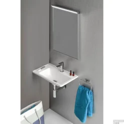 Wastafel Sapho Arana Rechthoekig 56x35x11 Cm Links Cast Marble Wit -Goedkope Stijl Baden Winkel an055 wastafel sapho arana rechthoekig 56x35x11 cm links marmer wit 2