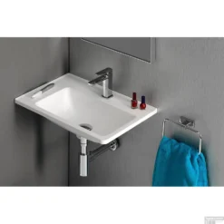 Wastafel Sapho Arana Rechthoekig 56x35x11 Cm Links Cast Marble Wit -Goedkope Stijl Baden Winkel an055 wastafel sapho arana rechthoekig 56x35x11 cm links marmer wit 3