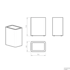 Tandenborstelhouder Sapho Aries Vrijstaand 11.8x9.4x6.6 Cm Polyresin Antraciet 7 Tandenborstelhouder Sapho Aries Vrijstaand 11.8x9.4x6.6 Cm Polyresin Antraciet -Goedkope Stijl Baden Winkel ar9885 tandenborstelhouder sapho aries vrijstaand 11.8x9.4x6.6 cm polyresin antraciet 2