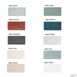 Wandtegel Atlas Graphite Mate 7.5x15 Cm Mat Antraciet (Doosinhoud 0.5 M2) -Goedkope Stijl Baden Winkel assorti atlas 5