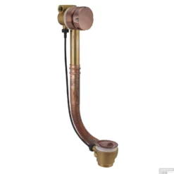 Badafvoer Met Vulcombinatie Salenzi Giro Gegalvaniseerd Geborsteld Koper ø48 Mm
