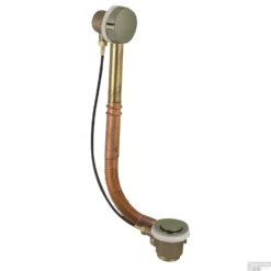 Badafvoer Salenzi Giro Gegalvaniseerd Messing Zwart Chroom