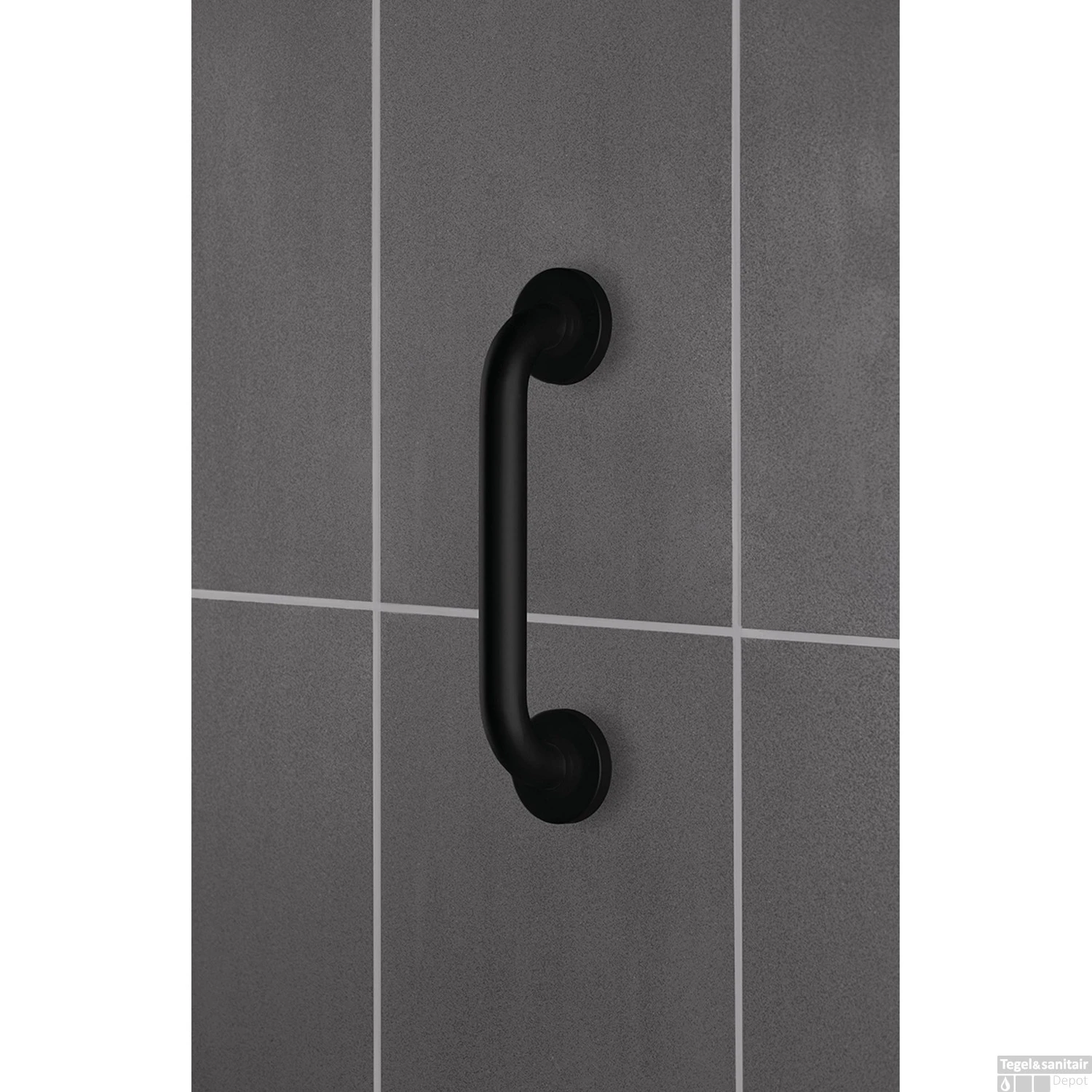 Badgreep Boss & Wessing Ludo 30 Cm Mat Zwart 5 Badgreep Boss & Wessing Ludo 30 Cm Mat Zwart - Afbeelding 3