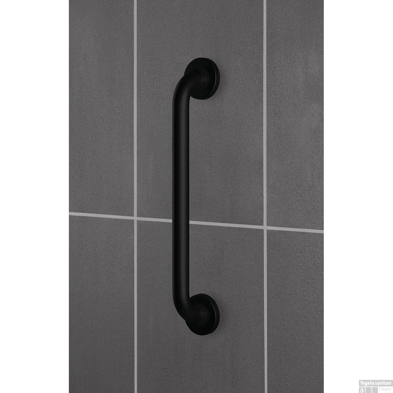 Badgreep Boss & Wessing Ludo 45 Cm Mat Zwart 5 Badgreep Boss & Wessing Ludo 45 Cm Mat Zwart - Afbeelding 3