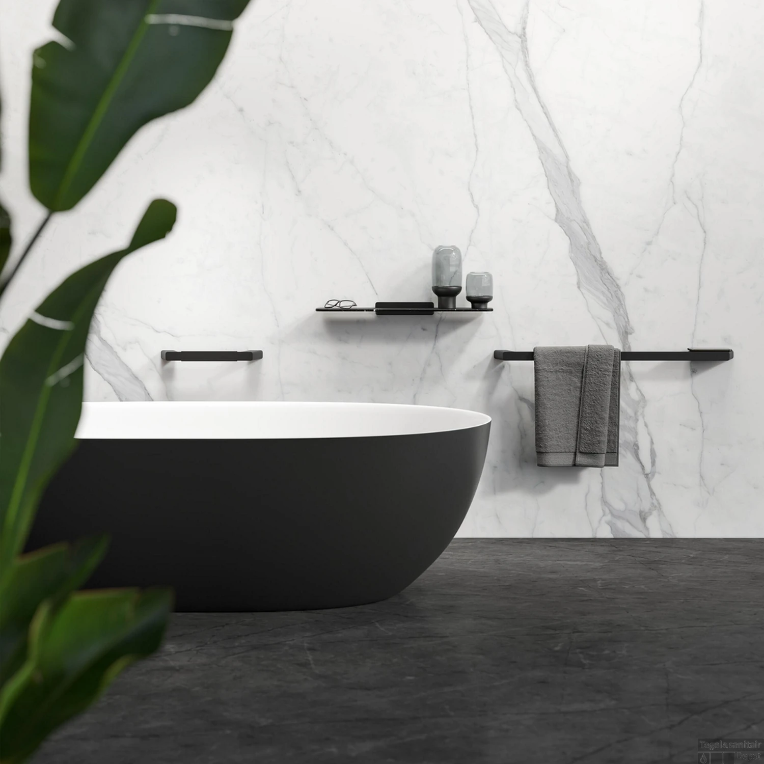 Badgreep Geesa Shift 30 Cm Zwart 5 Badgreep Geesa Shift 30 Cm Zwart - Afbeelding 3