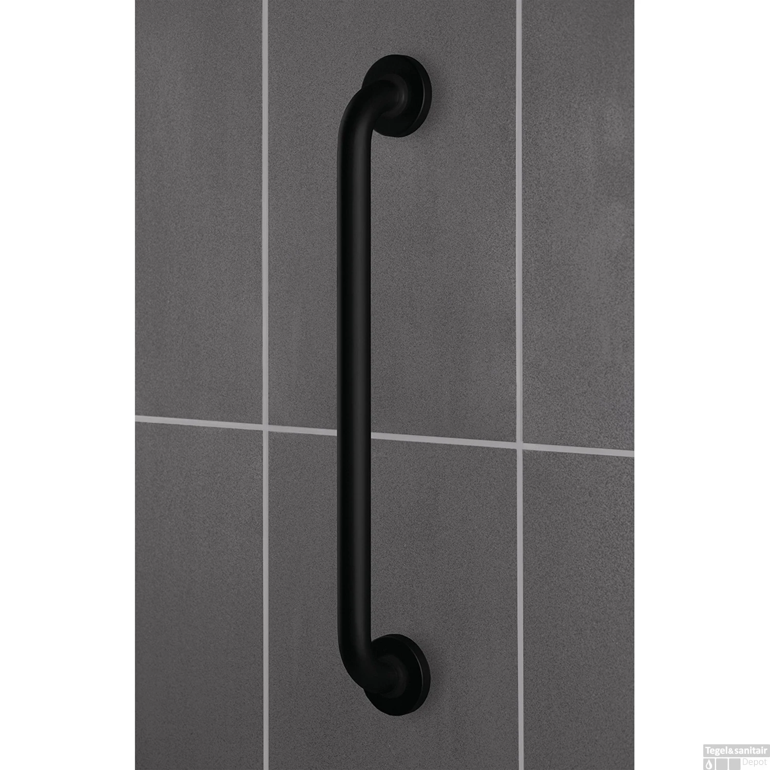 Badgreep Wiesbaden Ridder Sam 60 Cm Mat Zwart 5 Badgreep Wiesbaden Ridder Sam 60 Cm Mat Zwart - Afbeelding 3