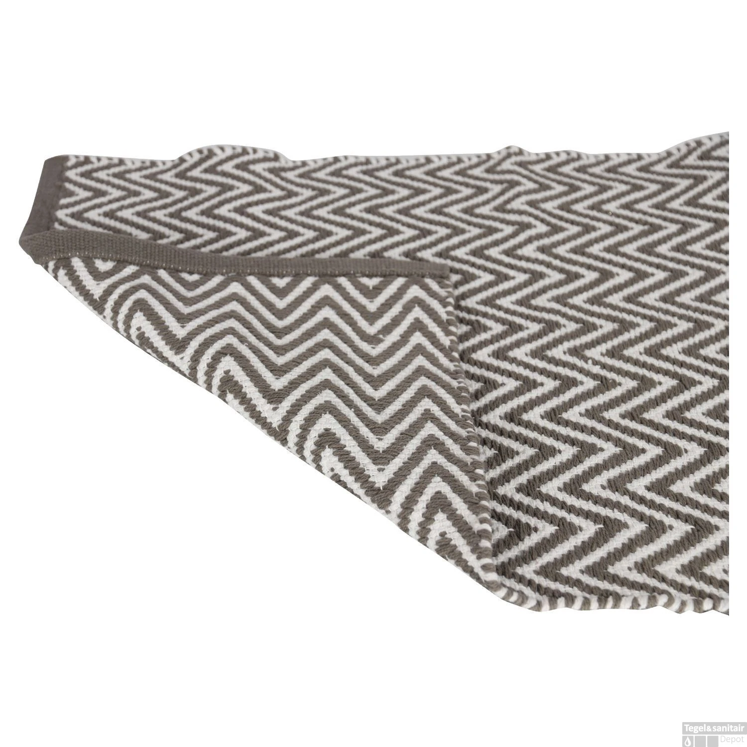 Badmat Differnz Devon 50x80 Cm Katoen Grijs - Afbeelding 3