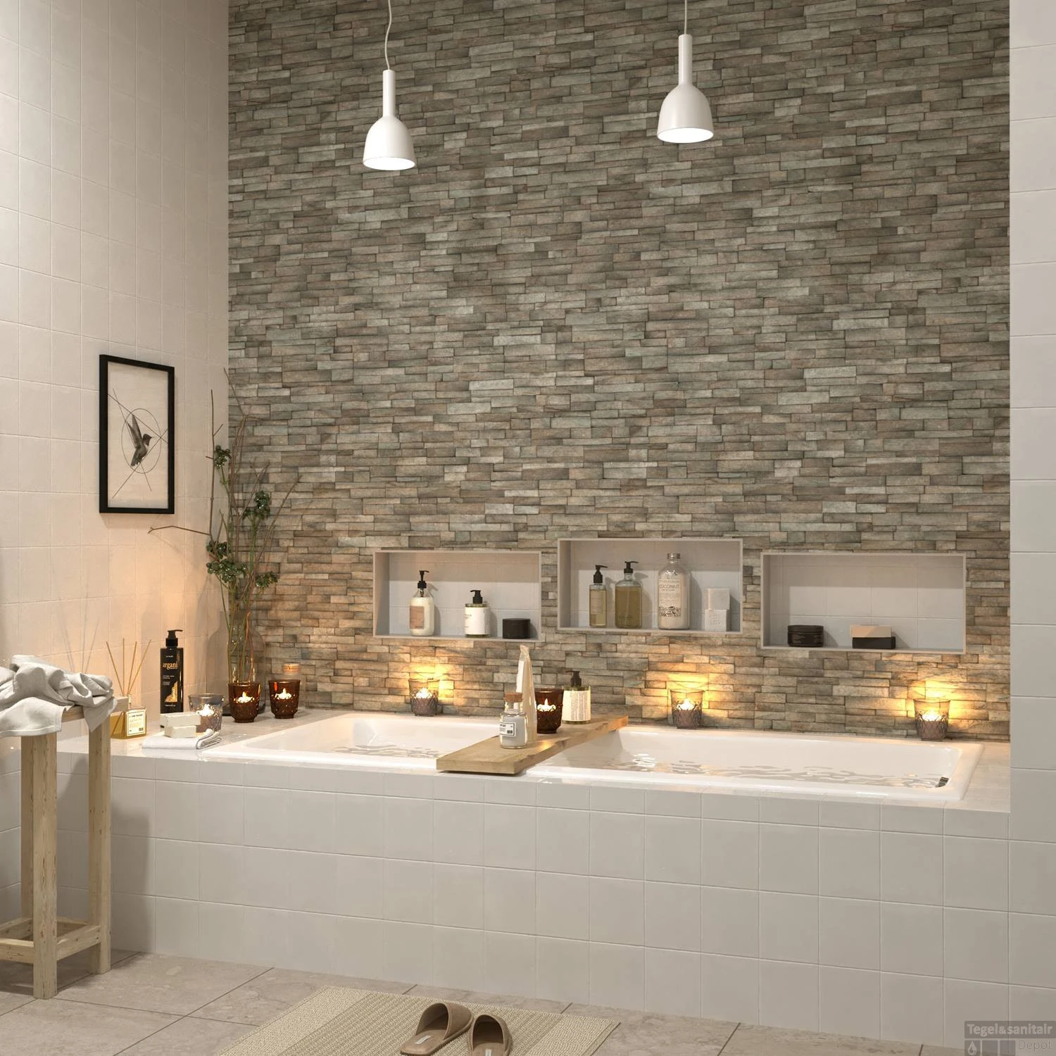 Badplank Gliss Shelf Recht 90 Cm Massief Eikenhout Wit Olie 4 Badplank Gliss Shelf Recht 90 Cm Massief Eikenhout Wit Olie - Afbeelding 2