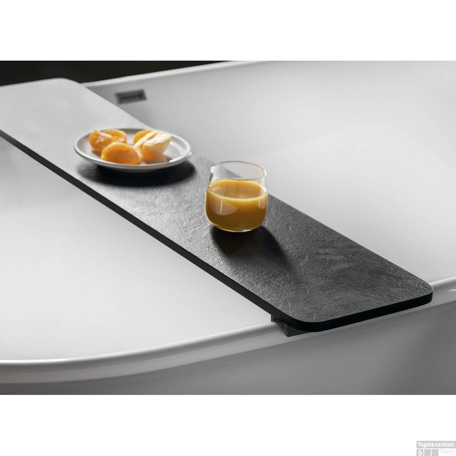 Badplank Sapho Reduta 82x20 Cm Zwart 4 Badplank Sapho Reduta 82x20 Cm Zwart - Afbeelding 2