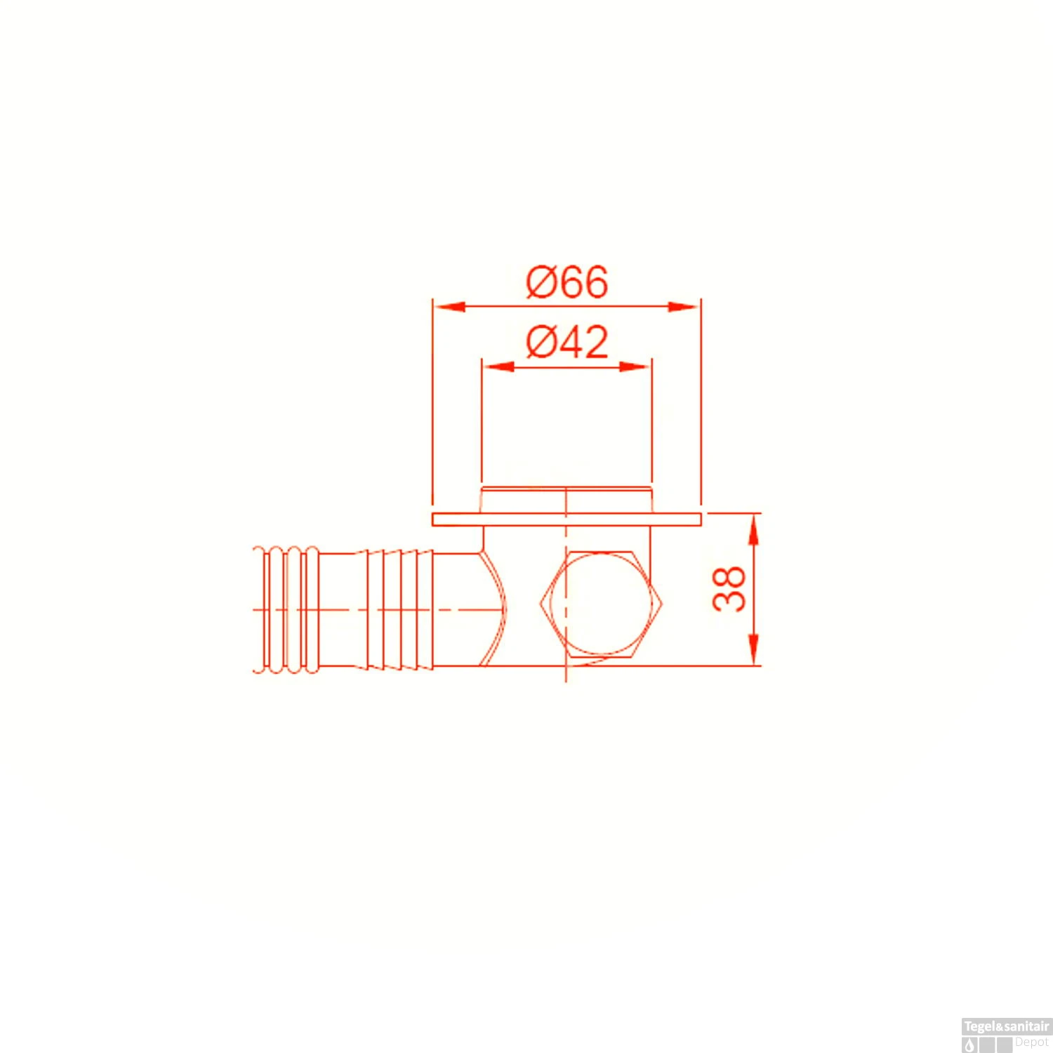 Badplug Basis Boss & Wessing Inbouwdeel Overloopcombinatie Met Badvulfunctie 4 Badplug Basis Boss & Wessing Inbouwdeel Overloopcombinatie Met Badvulfunctie - Afbeelding 2