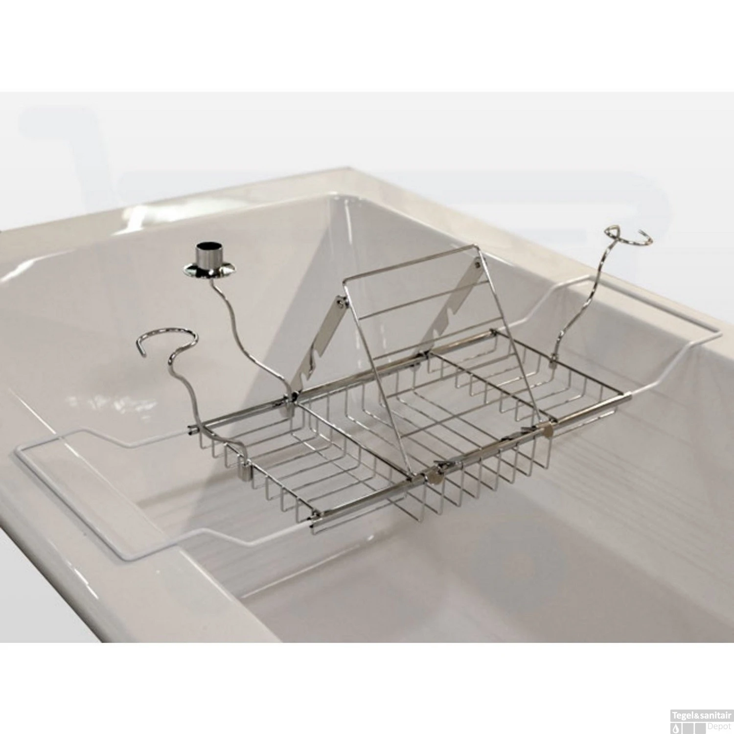 Badrek Uitschuifbaar Boss & Wessing Chroom 5 Badrek Uitschuifbaar Boss & Wessing Chroom - Afbeelding 3