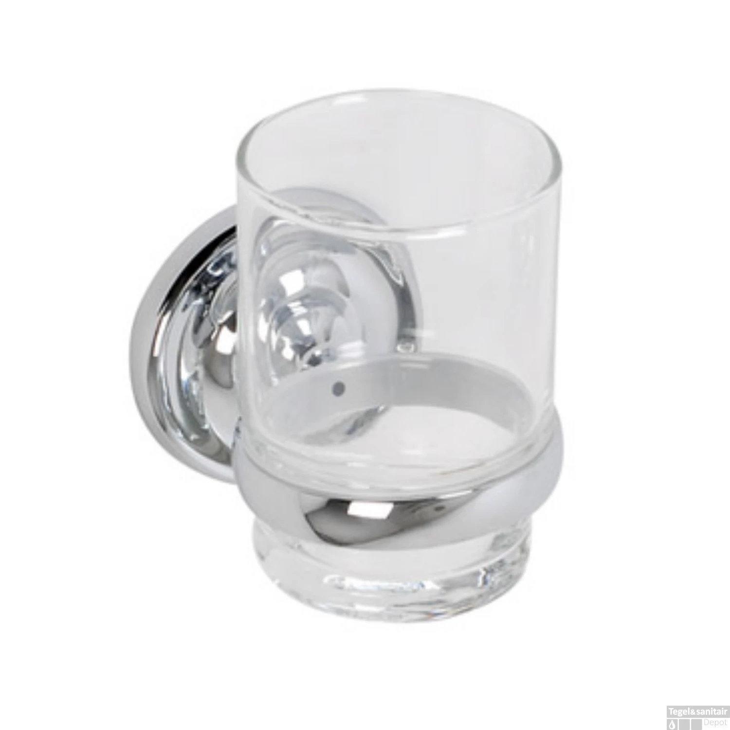 Bekerhouder Plieger Charleston Met Glas Chroom 3 Bekerhouder Plieger Charleston Met Glas Chroom