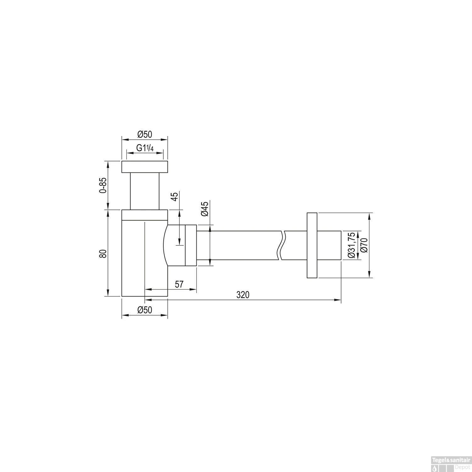 Bekersifon Design Brauer Gunmetal Edition Ichoice Mini Gunmetal 4 Bekersifon Design Brauer Gunmetal Edition Ichoice Mini Gunmetal - Afbeelding 2