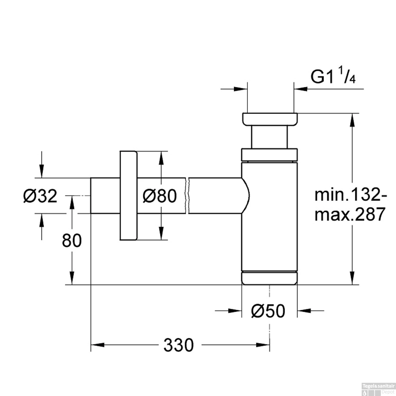 Bekersifon Grohe Others Verstelbaar Warm Sunset Geborsteld 4 Bekersifon Grohe Others Verstelbaar Warm Sunset Geborsteld - Afbeelding 2