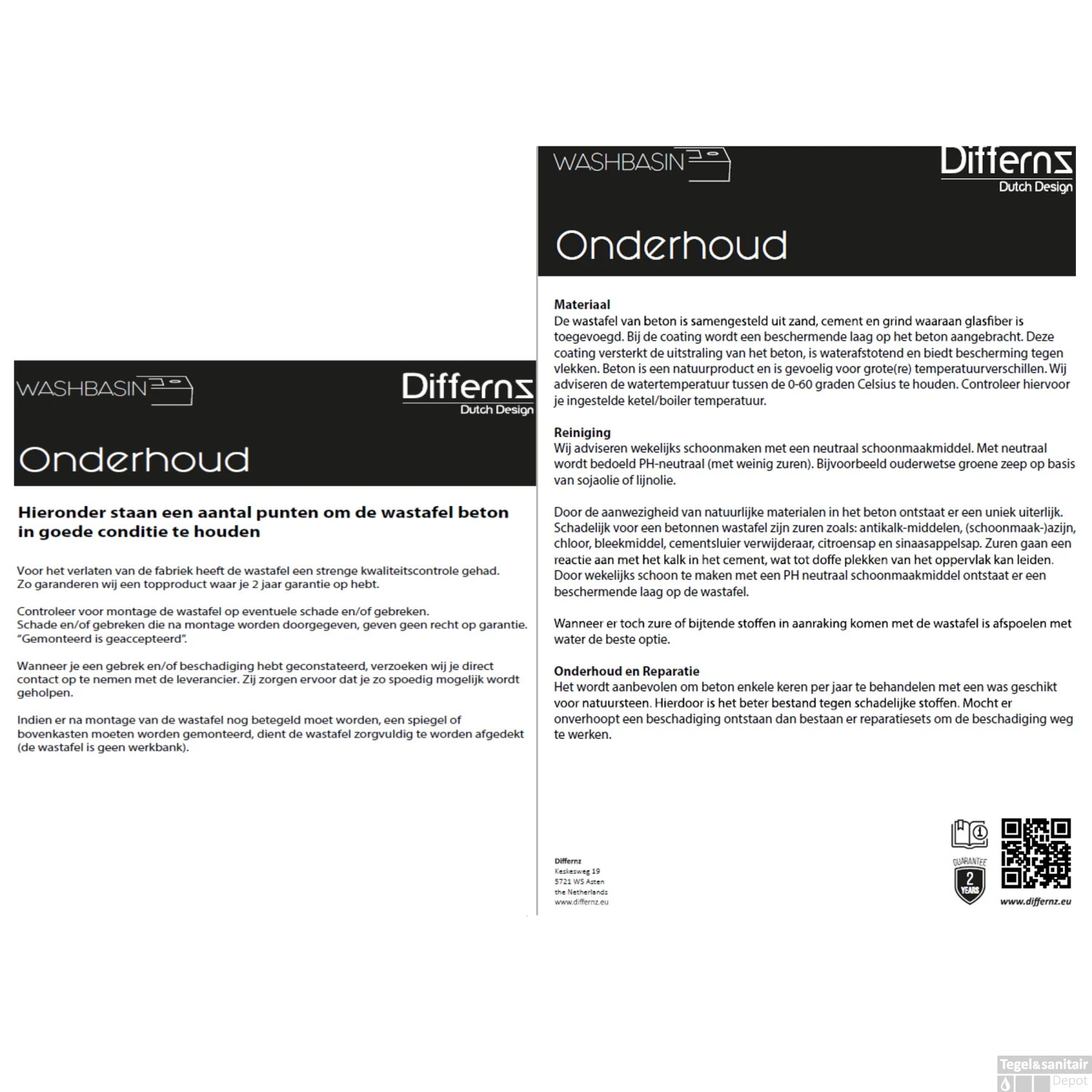 Waskom Differnz Marba Rond 42x42x13 Cm Beton Licht 8 Waskom Differnz Marba Rond 42x42x13 Cm Beton Licht - Afbeelding 6