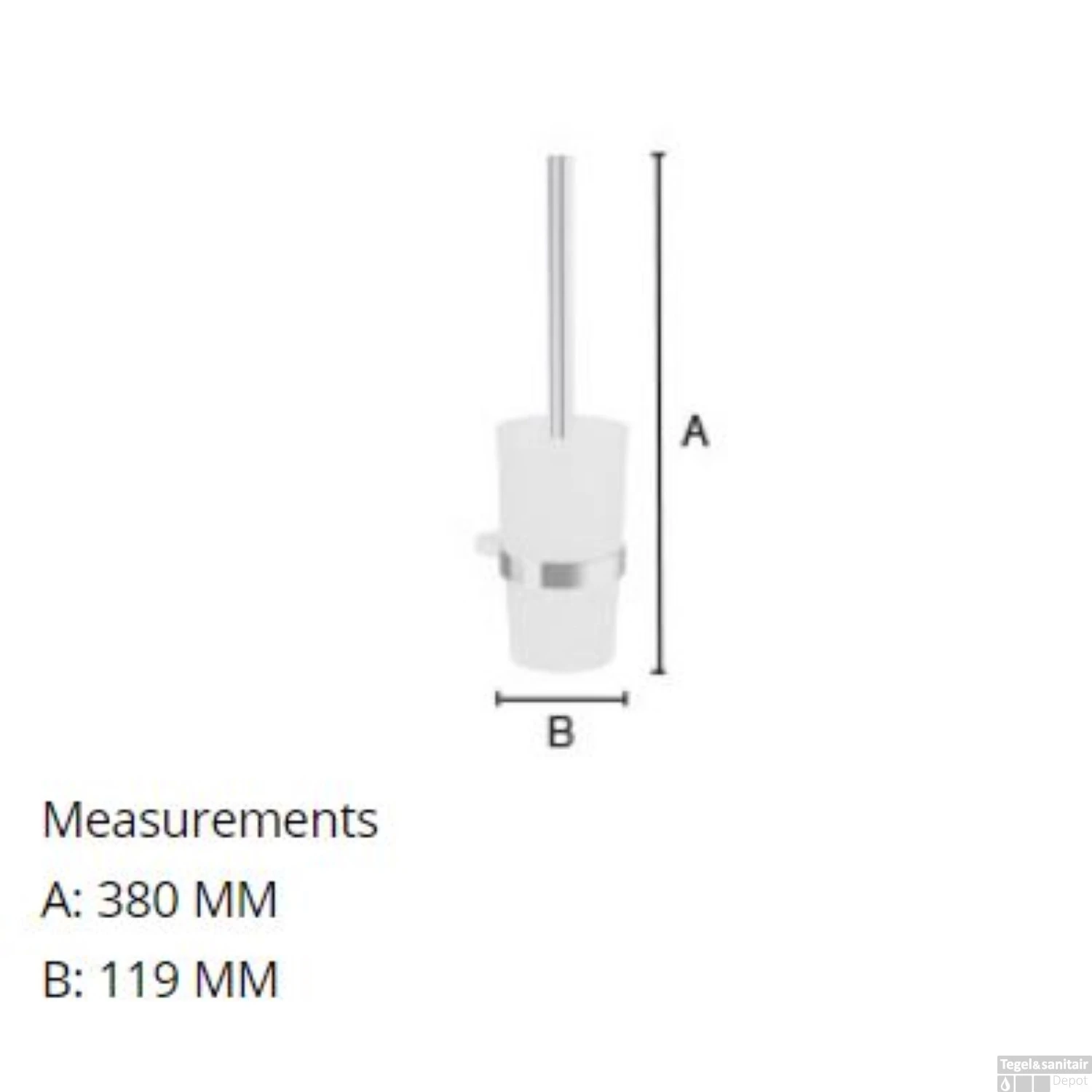 Toiletborstelhouder Smedbo Air Chroom 4 Toiletborstelhouder Smedbo Air Chroom - Afbeelding 2