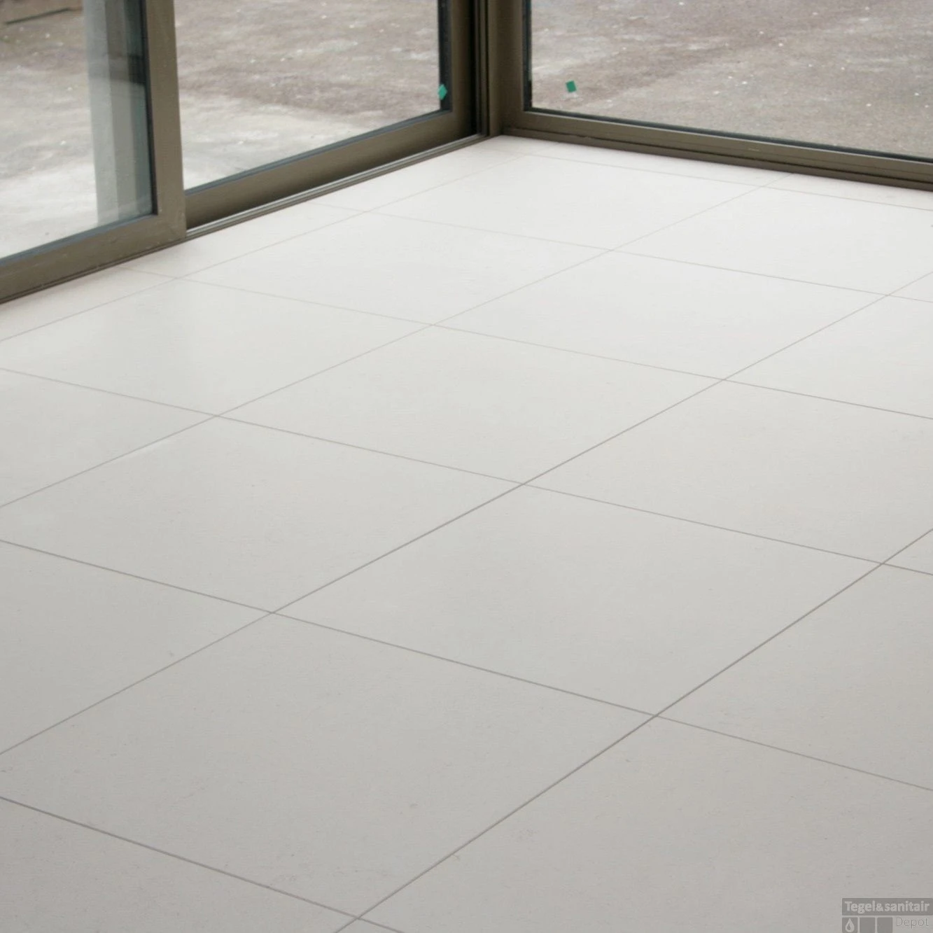 Vloertegel Profiker Mat Wit 60x60cm (Doosinhoud 1,44m²) 4 Vloertegel Profiker Mat Wit 60x60cm (Doosinhoud 1,44m²) - Afbeelding 2