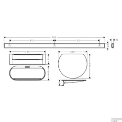 Bundelset Bad HansGrohe WallStoris Mat Wit -Goedkope Stijl Baden Winkel bundelset bad hansgrohe wallstoris tech 1