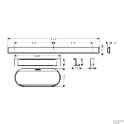 Bundelset Douche HansGrohe WallStoris Mat Wit -Goedkope Stijl Baden Winkel bundelset douche hansgrohe wallstoris tech 2 1
