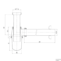 BWS Bekersifon Chroom Rond Inclusief Muurbuis En Rozet 5/4 X 32mm -Goedkope Stijl Baden Winkel bws bekersifon chroom rond inclusief muurbuis en rozet 5 4 x 32mm tech