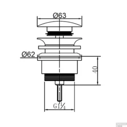 BWS Clickwaste 5/4 Laag Mat Zwart 7 BWS Clickwaste 5/4 Laag Mat Zwart -Goedkope Stijl Baden Winkel bws clickwaste 5 4 laag mat zwart tech