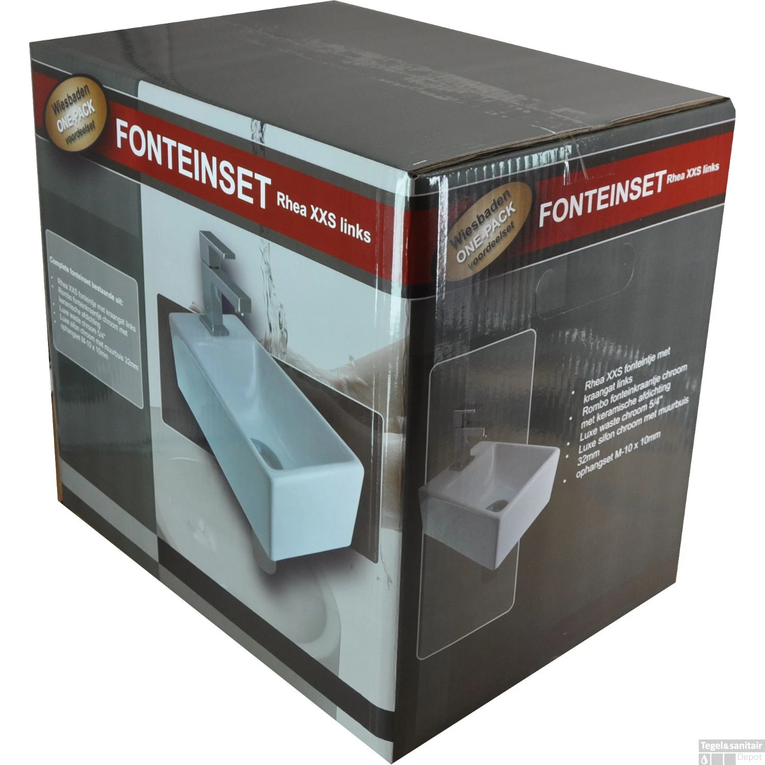 BWS Fonteinkraan One Pack Blong XXS Links 4 BWS Fonteinkraan One Pack Blong XXS Links - Afbeelding 2