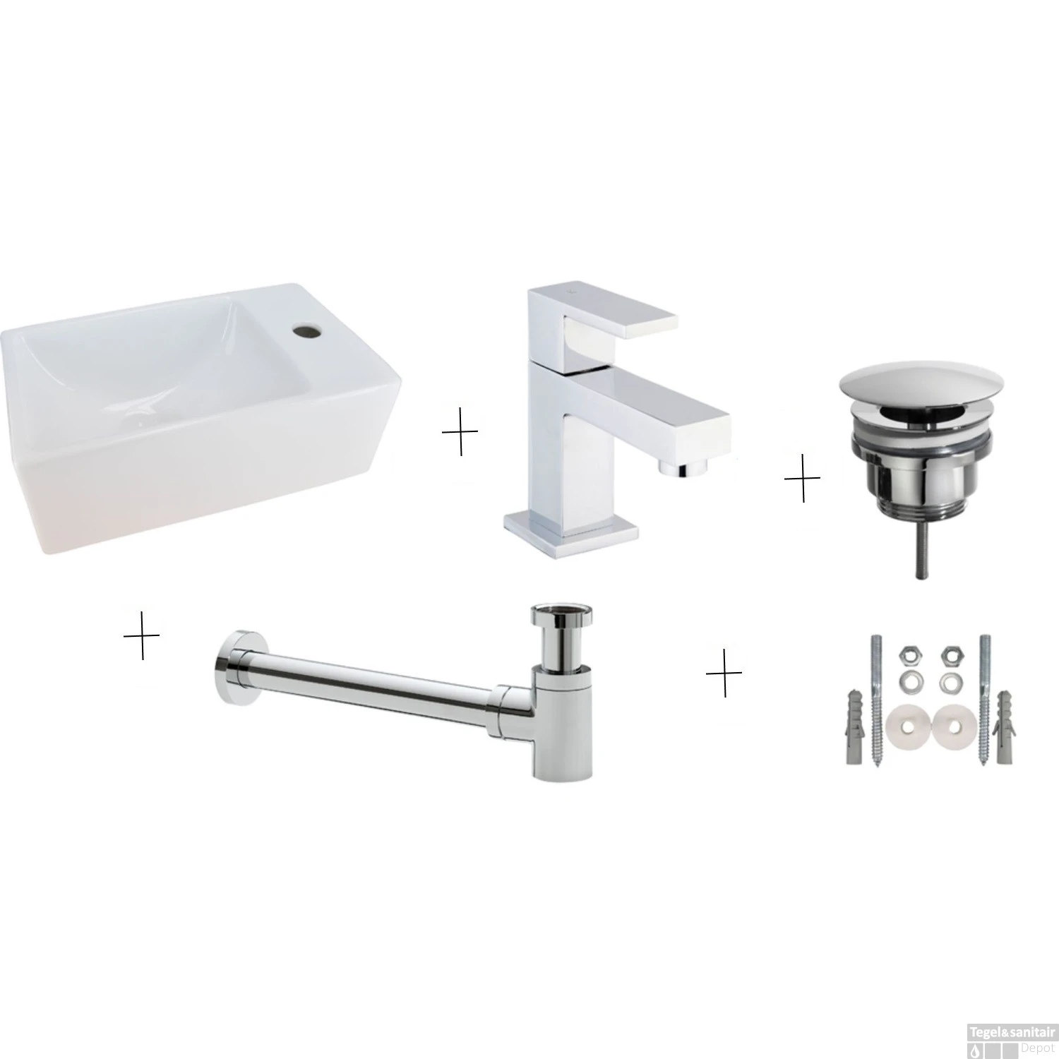 BWS Fonteinkraan One Pack Blong XXS Rechts Wit 5 BWS Fonteinkraan One Pack Blong XXS Rechts Wit - Afbeelding 3