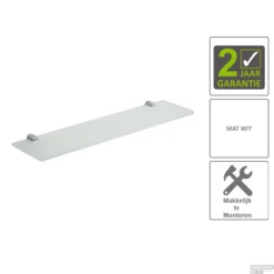 BWS Glazen Planchet Ida Chroom