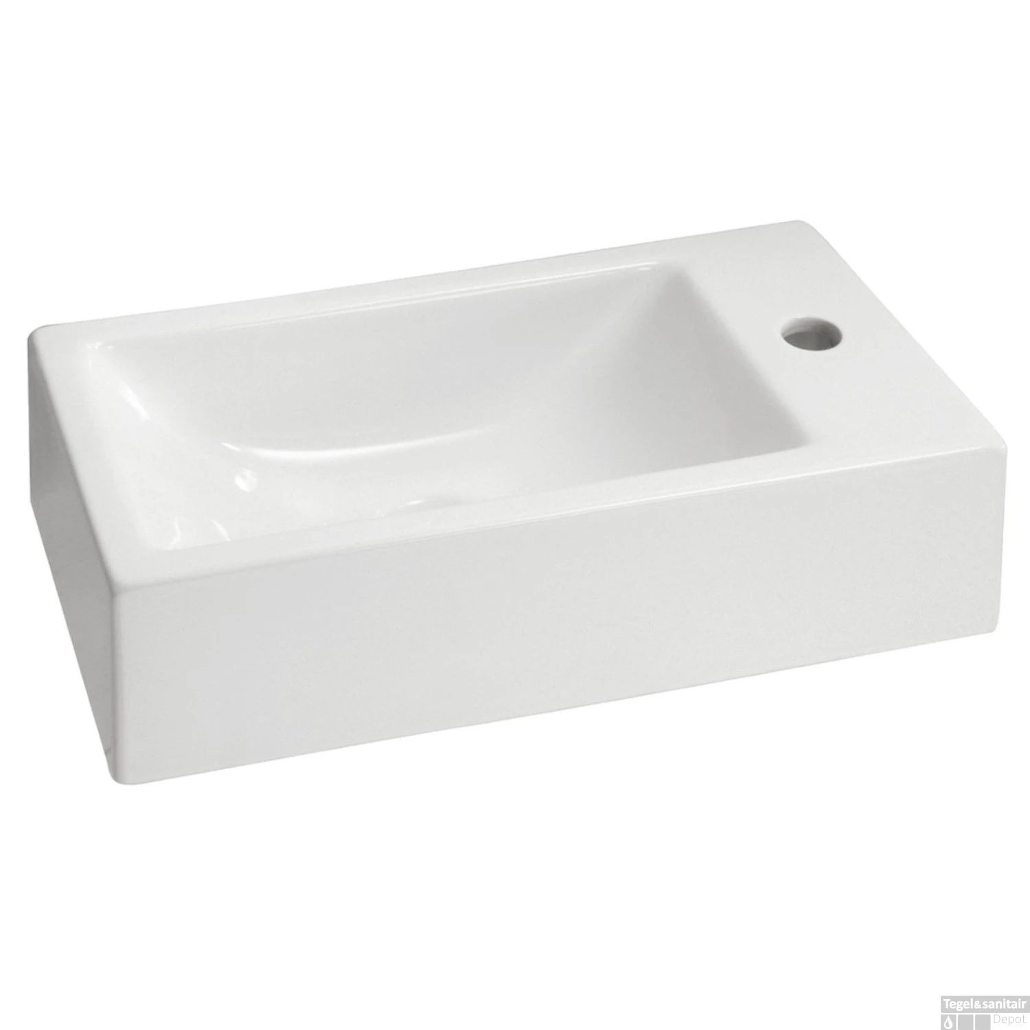 BWS Keramische Fontein Wit 50x25 Cm 3 BWS Keramische Fontein Wit 50x25 Cm - Afbeelding 2