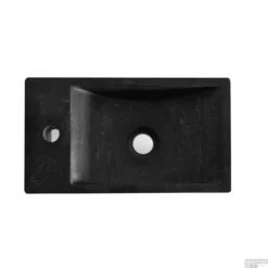 BWS Natuursteen Fontein Zwart 40x22x10 Cm (Kraangat Links) 12 BWS Natuursteen Fontein Zwart 40x22x10 Cm (Kraangat Links) -Goedkope Stijl Baden Winkel bws natuursteen fontein zwart 40x22x10 cm kraangat links detail2