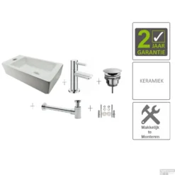 BWS One Pack Mini-Blong Links Compleet Wit