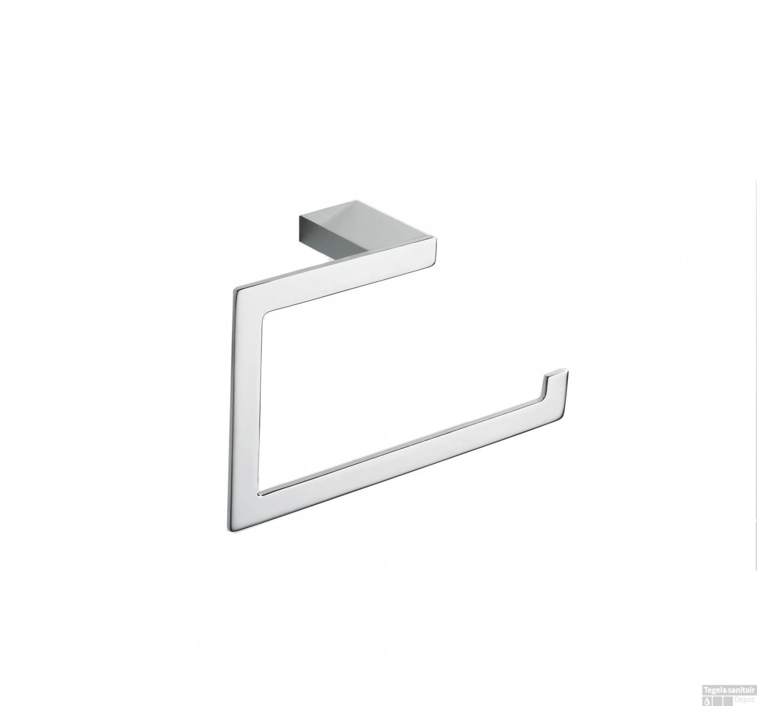 Eris Reserverolhouder / Handdoekring Chroom 4 Eris Reserverolhouder / Handdoekring Chroom - Afbeelding 2