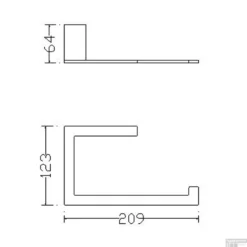 Eris Reserverolhouder / Handdoekring Chroom 7 Eris Reserverolhouder / Handdoekring Chroom -Goedkope Stijl Baden Winkel bws reserverolhouder handdoekring eris chroom tech