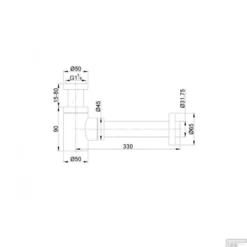 BWS Sifon Star Luxe Laag 5/4" Mat Zwart -Goedkope Stijl Baden Winkel bws sifon star luxe laag 11 4inch mat zwart tech