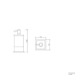 Eris Vrijstaande Zeepdispenser Chroom 7 Eris Vrijstaande Zeepdispenser Chroom -Goedkope Stijl Baden Winkel bws zeepdispenser eris vrijstaande chroom tech