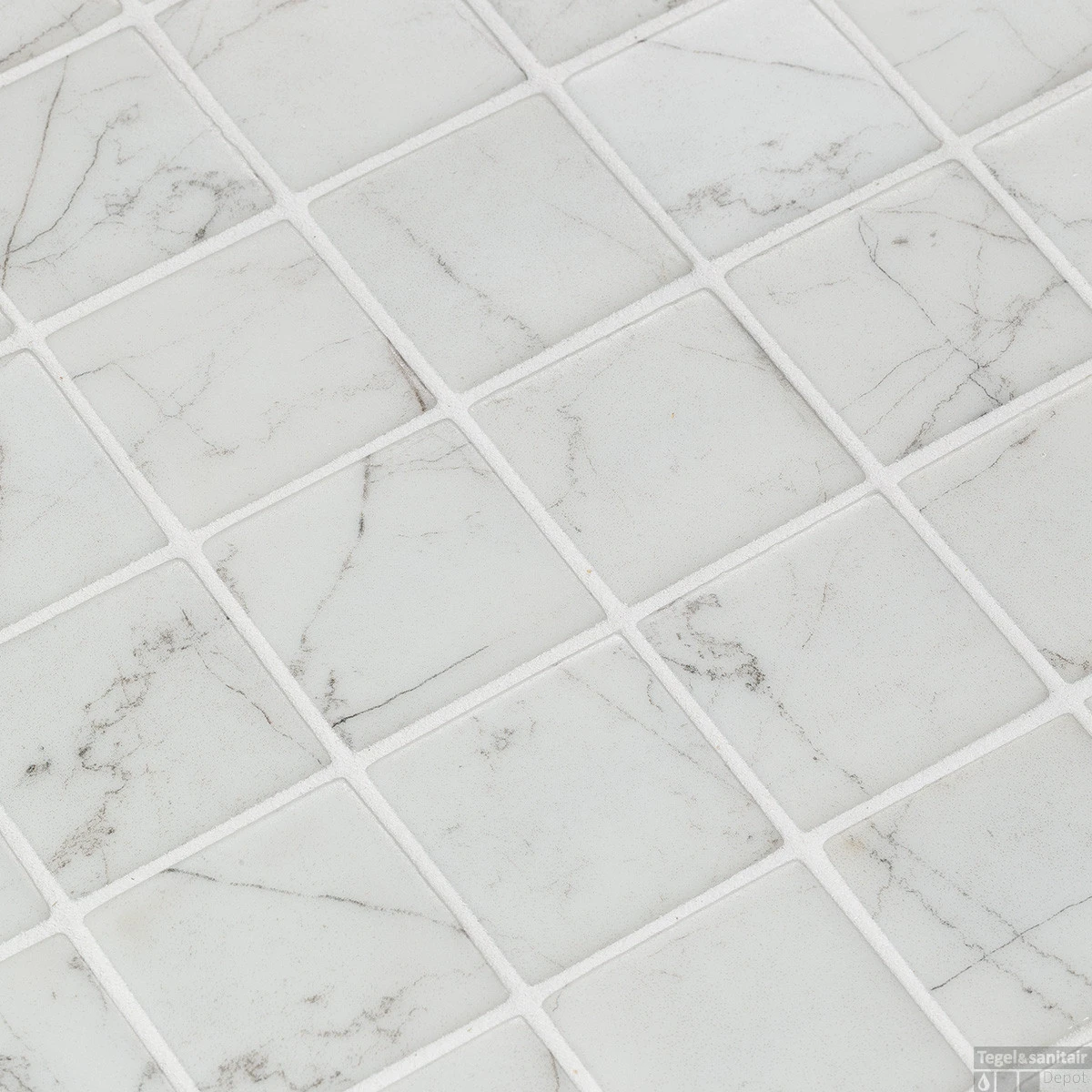 Mozaiek Ezarri Zen Carrara 50 5x5 Cm (Doosinhoud 1,06 M²) 3 Mozaiek Ezarri Zen Carrara 50 5x5 Cm (Doosinhoud 1,06 M²)