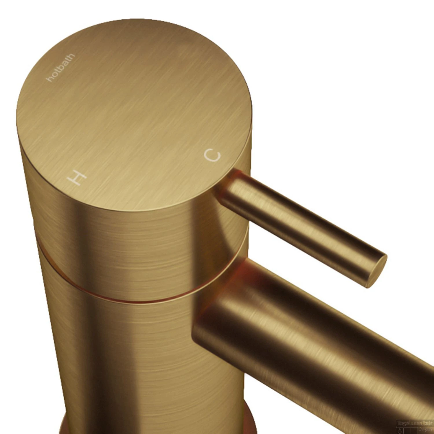 Toiletrolhouder Hotbath Cobber Geborsteld Messing 4 Toiletrolhouder Hotbath Cobber Geborsteld Messing - Afbeelding 2