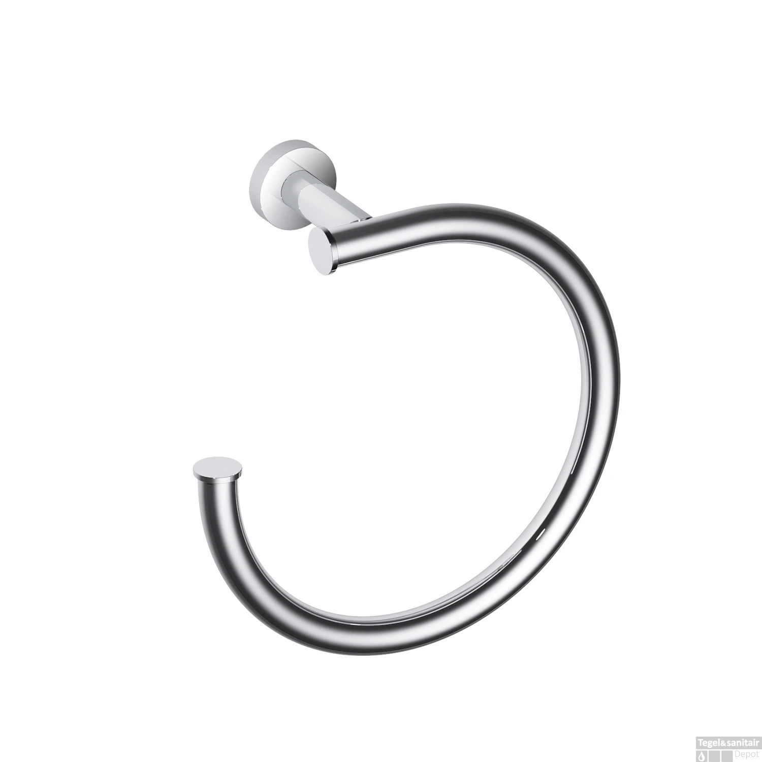 Handdoekring Hotbath Cobber Chroom 3 Handdoekring Hotbath Cobber Chroom