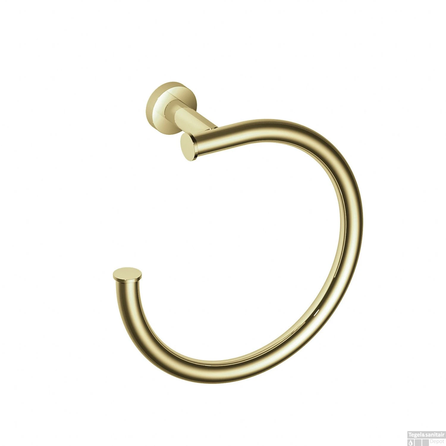 Handdoekring Hotbath Cobber Gepolijst Messing PVD 3 Handdoekring Hotbath Cobber Gepolijst Messing PVD