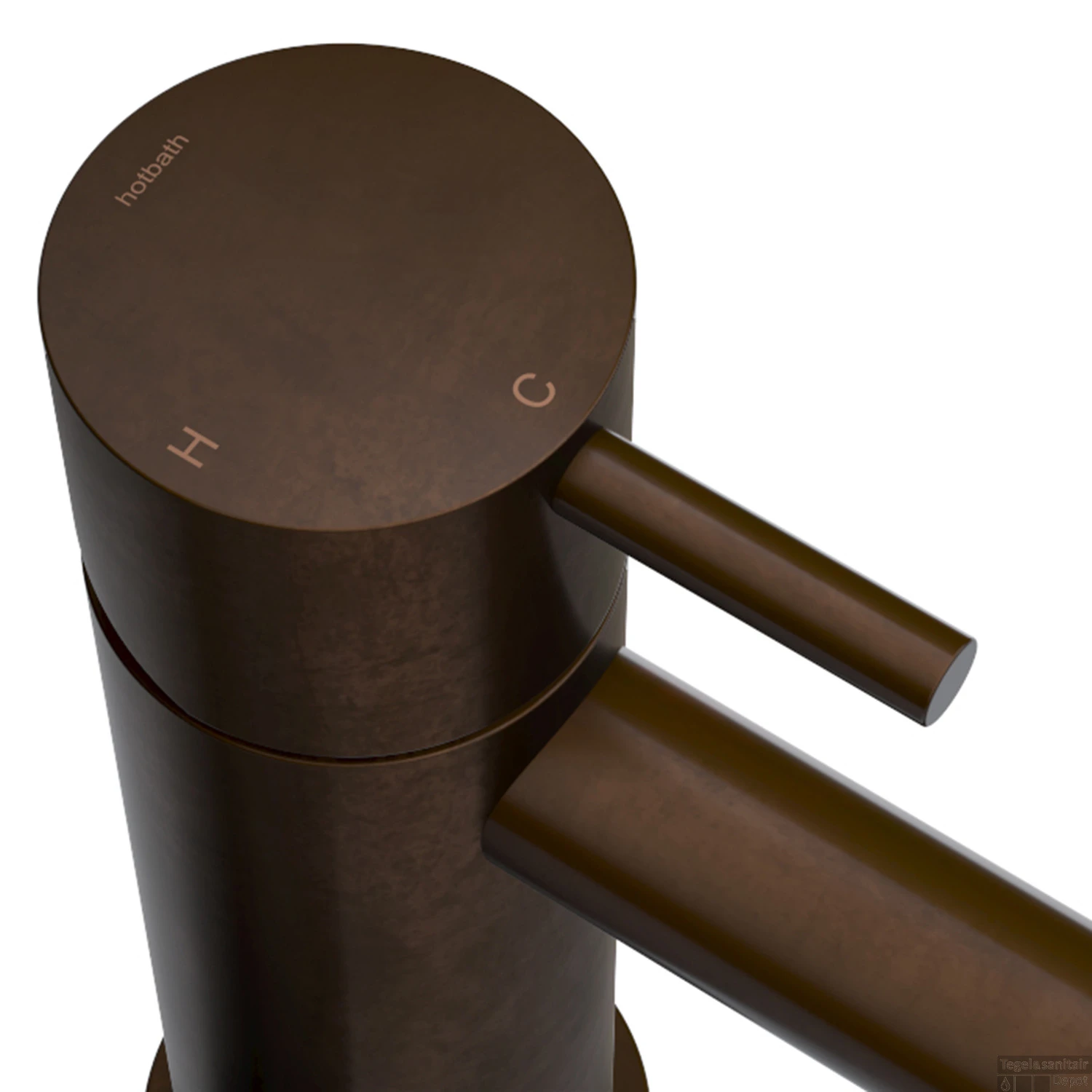 Toiletborstelgarnituur Hotbath Cobber Vrijstaand Verouderd Messing 4 Toiletborstelgarnituur Hotbath Cobber Vrijstaand Verouderd Messing - Afbeelding 2